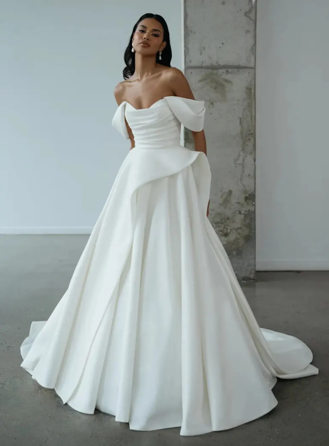 Photo of Model wearing a bridal gown by Jenny Yoo